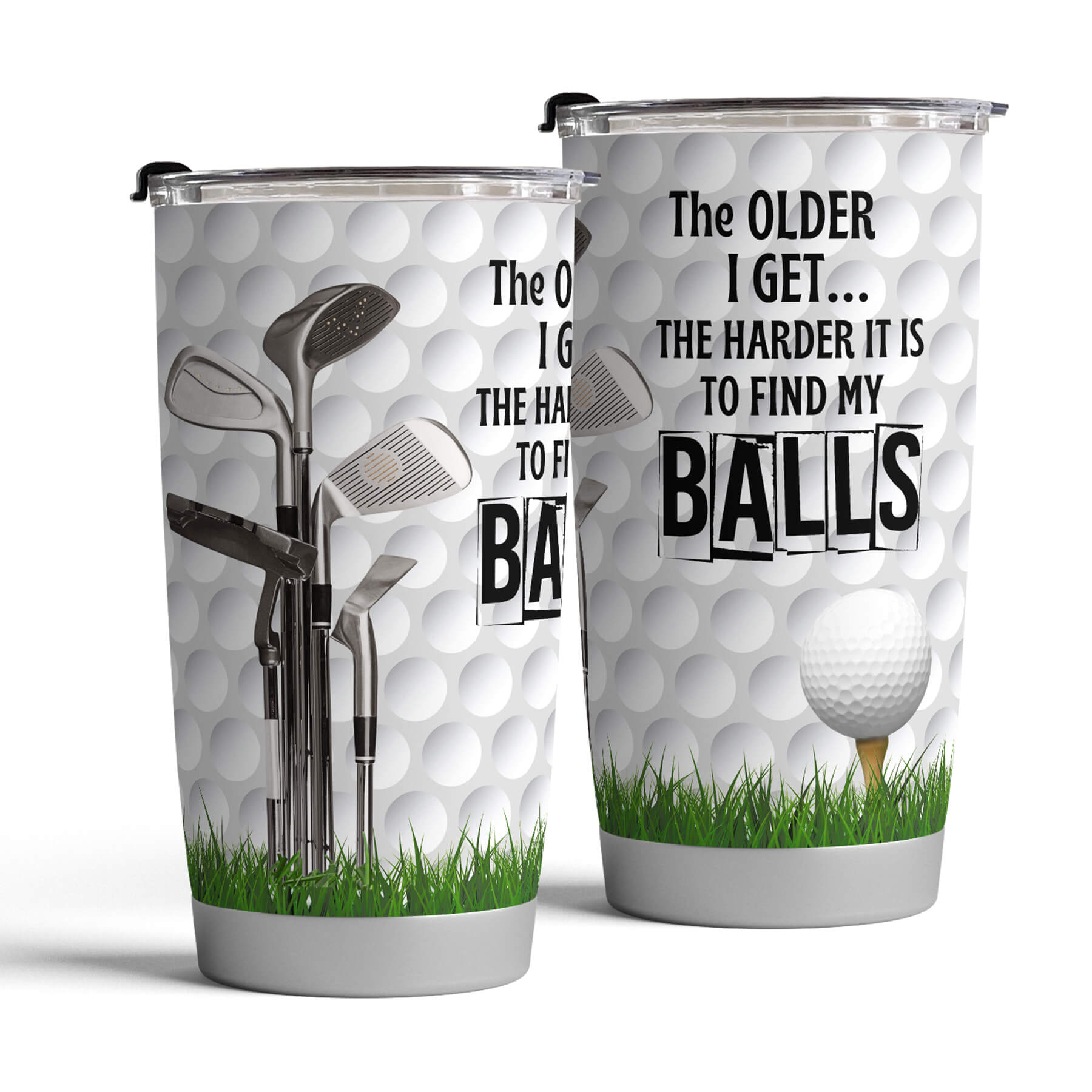 20oz Golf Tumbler - Humorous Stainless Steel Gift |Fancyfams