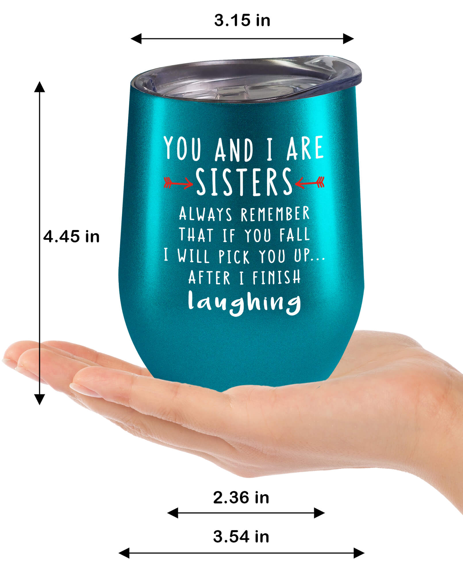 Sister Gifts From Sister - Stainless Steel Tumbler 20oz Gifts for